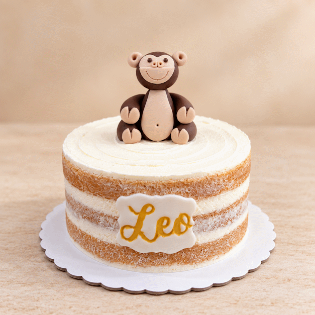 Tarta personalizada para bebé con modelado 3D en Ourense